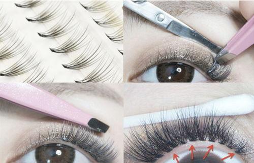 假睫毛浓密欧美教程视频,打造电眼女神的秘密武器