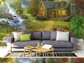 欧美房子绘素材视频